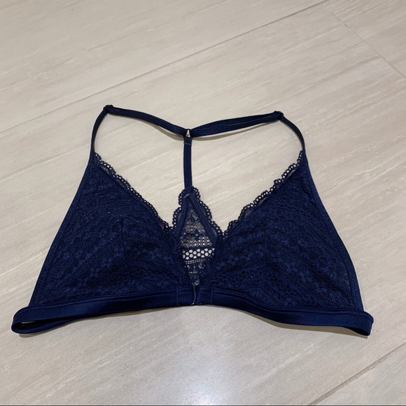 Forever 21 Other - Navy Blue Lacey T Back Bra Tag Missing but is a Size Small